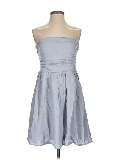 Pre-owned Aqua Cocktail Dress In Gray