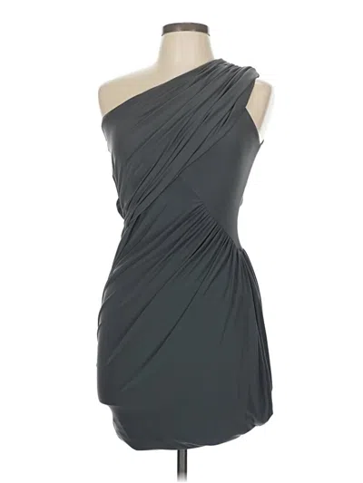 Pre-owned Aqua Cocktail Dress In Gray