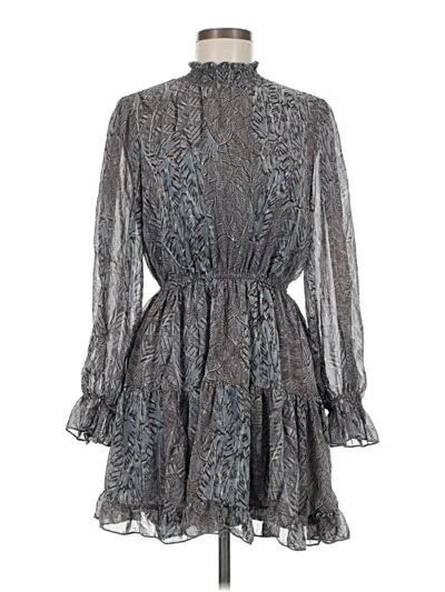 Pre-owned Aqua Cocktail Dress In Gray