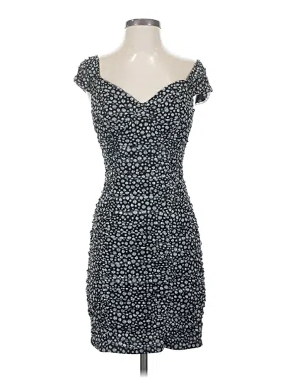 Pre-owned Aqua Cocktail Dress In Gray