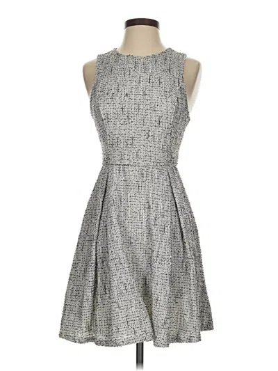 Pre-owned Aqua Cocktail Dress In Gray