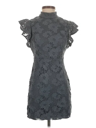 Pre-owned Aqua Cocktail Dress In Gray