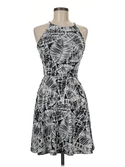 Pre-owned Aqua Cocktail Dress In Gray