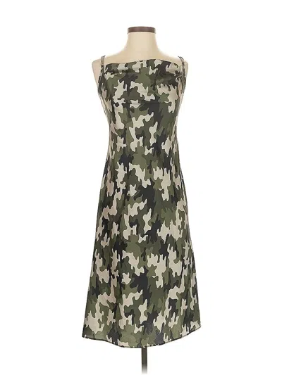 Pre-owned Aqua Cocktail Dress In Green