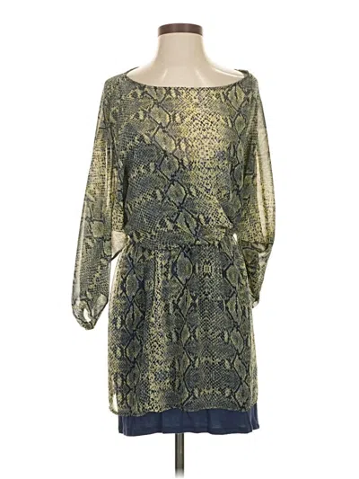 Aqua Cocktail Dress In Green
