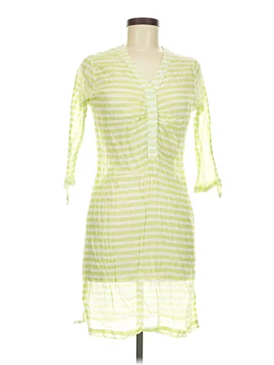 Pre-owned Aqua Cocktail Dress In Green