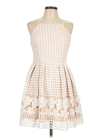 Pre-owned Aqua Cocktail Dress In Ivory