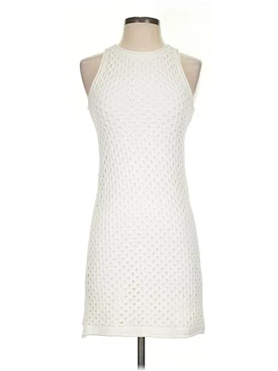 Pre-owned Aqua Cocktail Dress In Ivory