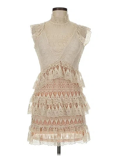 Pre-owned Aqua Cocktail Dress In Ivory