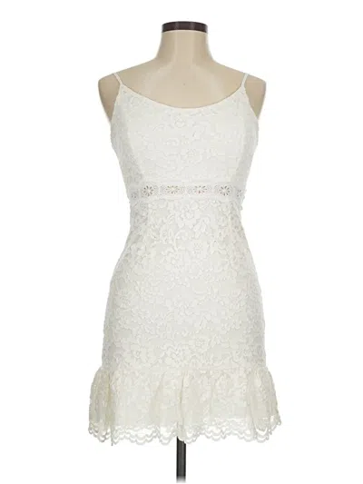 Pre-owned Aqua Cocktail Dress In Ivory