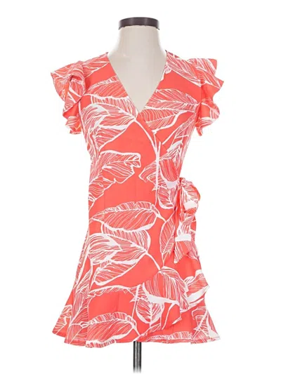 Pre-owned Aqua Cocktail Dress In Orange