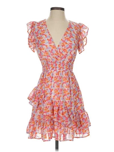 Pre-owned Aqua Cocktail Dress In Orange