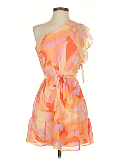 Aqua Cocktail Dress In Pink