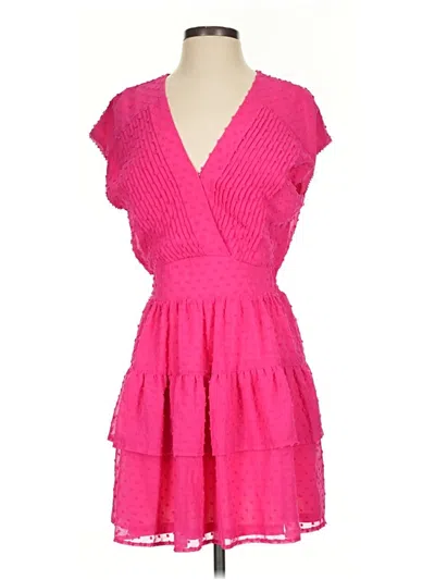 Pre-owned Aqua Cocktail Dress In Pink
