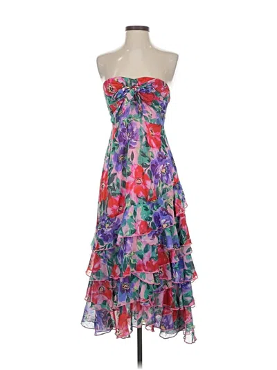 Pre-owned Aqua Cocktail Dress In Purple