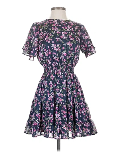 Pre-owned Aqua Cocktail Dress In Purple