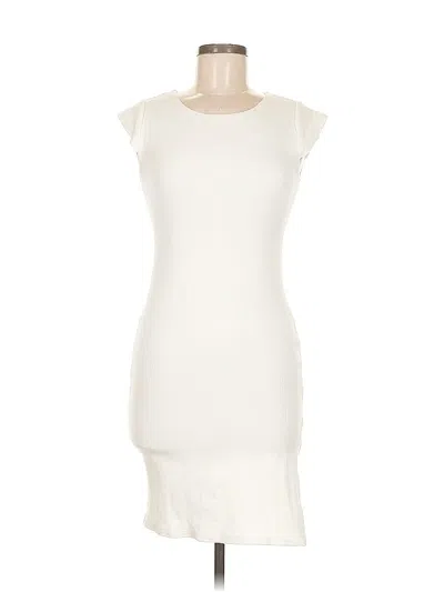 Pre-owned Aqua Cocktail Dress In White