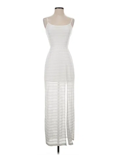 Pre-owned Aqua Cocktail Dress In White