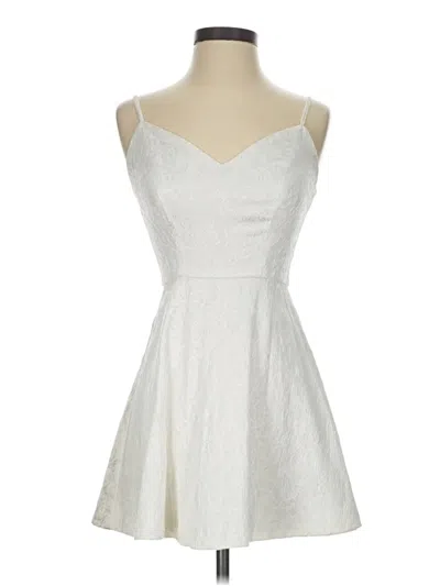 Pre-owned Aqua Cocktail Dress In White