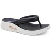 Aqua College Amanda Womens Faux Leather Toe-post Slide Sandals In Multi