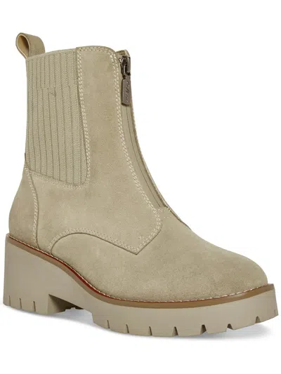 Aqua College Women's Waterproof Dream Zip Booties In Beige