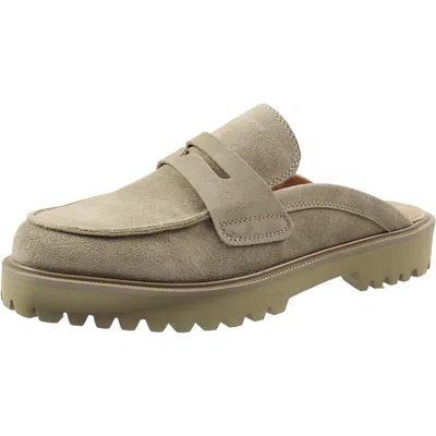 Aqua College Fever Womens Lugged Sole Leather Mules