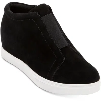 Aqua College Glady Womens Suede Lifestyle High Top Sneakers In Black