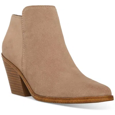Aqua College Nellie Womens Suede Booties In Gray
