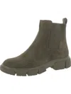 Aqua College Priya Womens Suede Waterproof Chelsea Boots In Multi