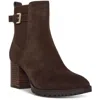 Aqua College Triston Womens Block Heel Pointed Toe Ankle Boots In Multi