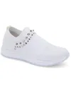 AQUA COLLEGE WINDY WOMENS STUDDED KNIT CASUAL AND FASHION SNEAKERS