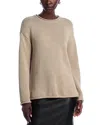 Aqua Cotton Roll Neck Sweater - Exclusive In Cuban Sand