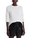 Aqua Cotton Roll Neck Sweater - Exclusive In White