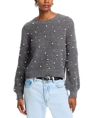 Aqua Crewneck Sweater - Exclusive In Granite