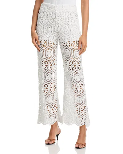 Aqua Crochet Pants - Exclusive In White