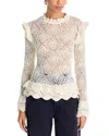 Aqua Crochet Top - Exclusive In White