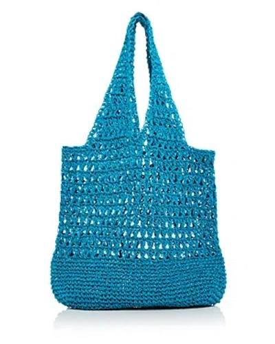 Aqua Crochet Tote - 100% Exclusive In Blue