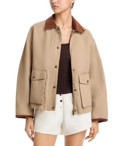 Aqua Cropped Barn Jacket - Exclusive In Neutral
