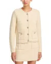 Aqua Crystal Button Cardigan Sweater - Exclusive In Neutral