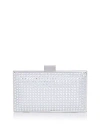 Aqua Crystal Minaudiere - Exclusive In Silver
