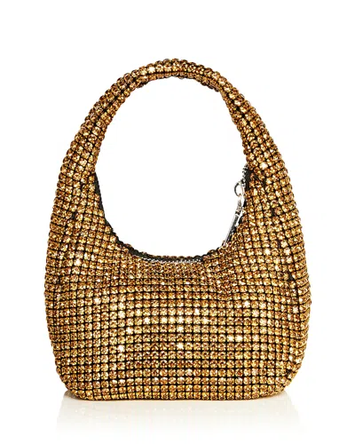 Aqua Crystal Shoulder Bag - Exclusive In Bronze