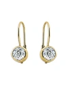 Aqua Cubic Zirconia Drop Earrings - 100% Exclusive In Gold