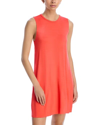 Aqua Daisy Sleeveless Dress - Exclusive In Guava Spritz