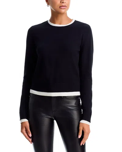 Aqua Double Layer Crewneck Sweater - Exclusive In Transparent