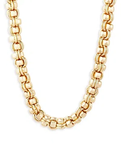 Aqua Double Link Chain Necklace In 16k Gold Plated, 16 - 100% Exclusive