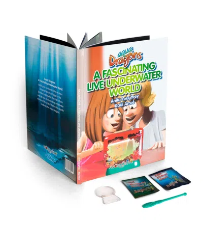 Aqua Dragons A Fascinating Live Underwater World Book With Blister Kit Set, 5 Piece In Multi