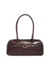 Aqua East West Belted Bag - Exclusive In Brown