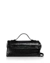 Aqua East West Top Handle Bag - Exclusive In Black