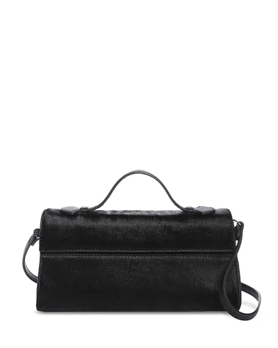 Aqua East West Top Handle Shoulder Bag - Exclusive In Black