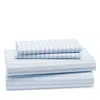Aqua Egyptian Cotton Sheet Set, Queen - Exclusive In Light Blue Vine